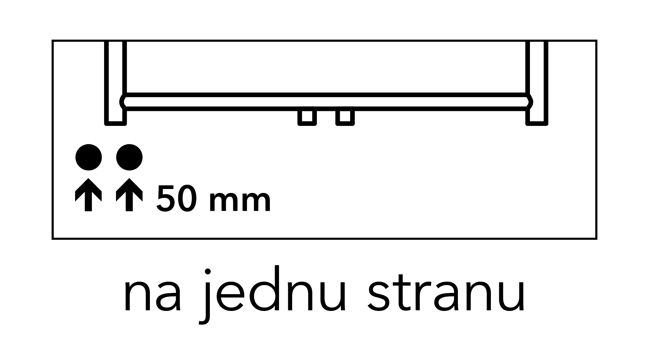 na  jednu stranu